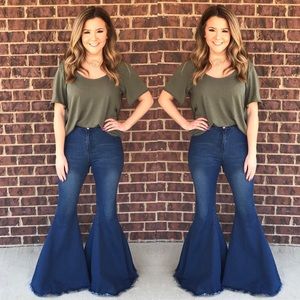 Extra flare bell bottom jeans - Flare pants